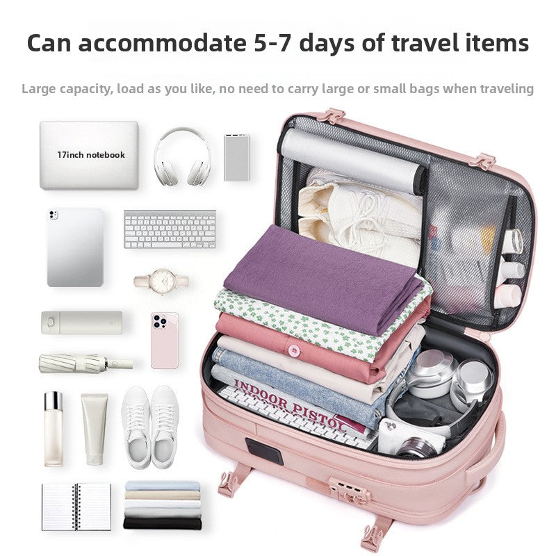 Vacuum Compression Expandable Laptop Backpack