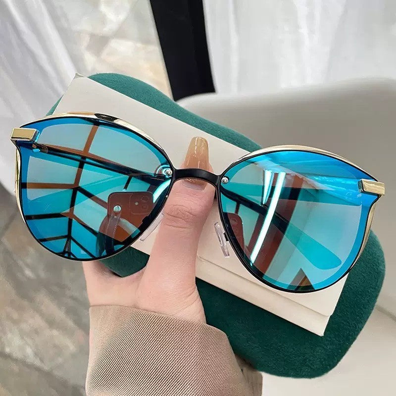 Women Vintage Cat Eye Sunglasses UV400 Protection
