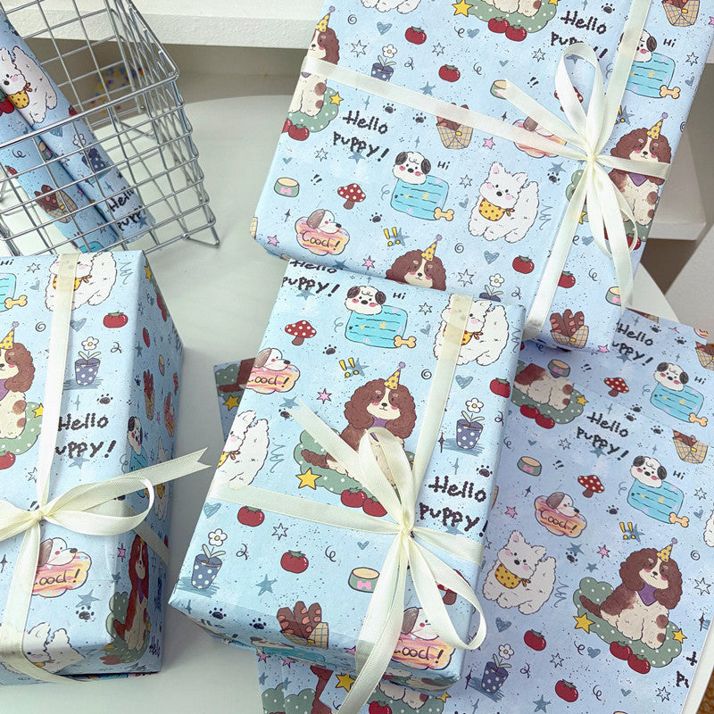 gift wrapping paper