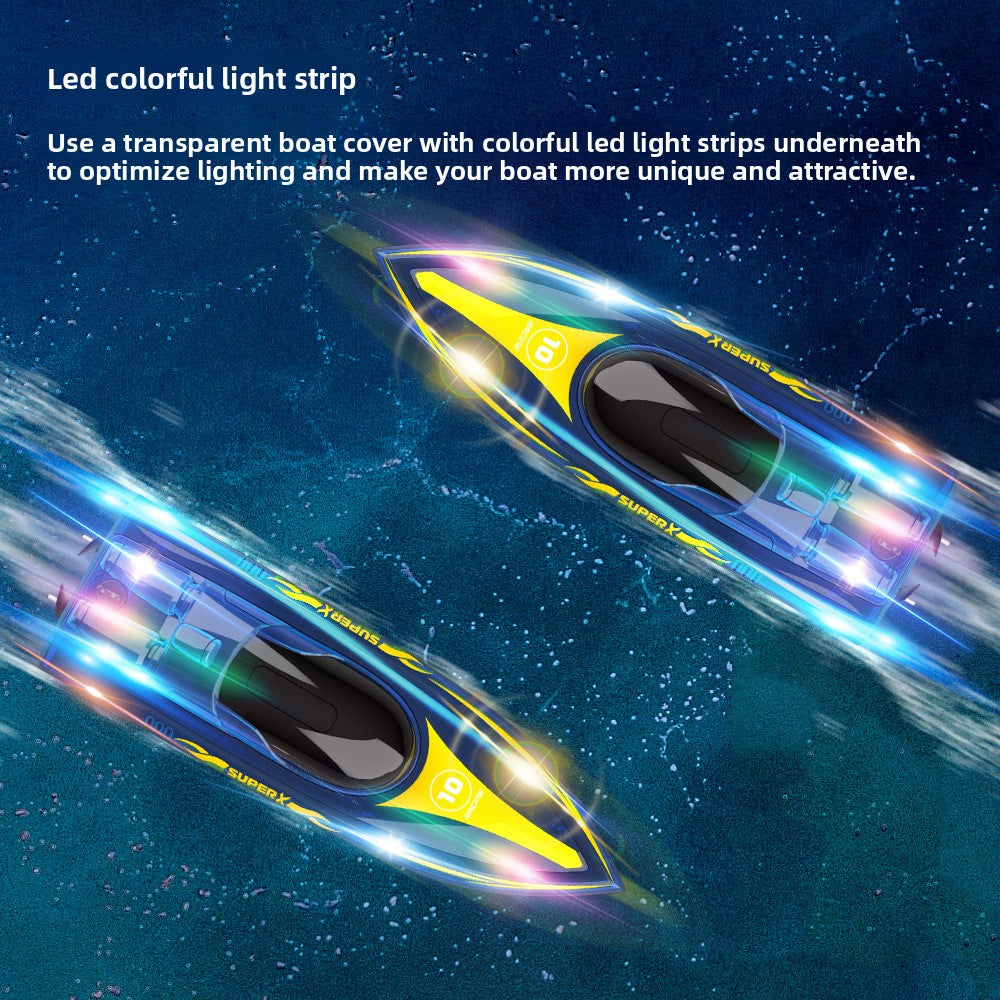 Light-controlled boat