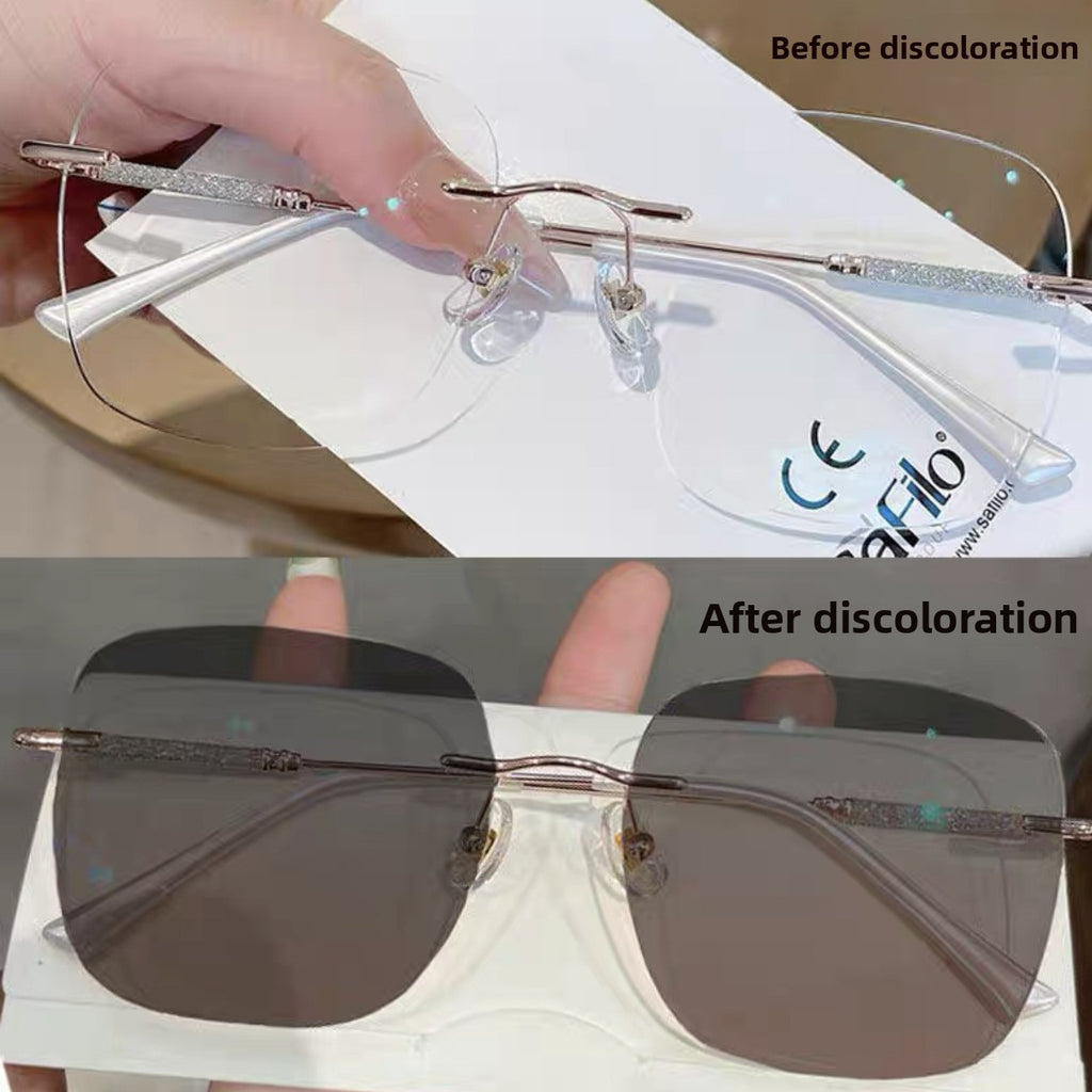 Anti Blue Light Rimless Glasses