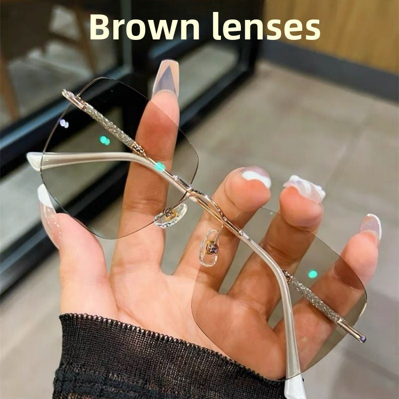 Anti Blue Light Rimless Glasses