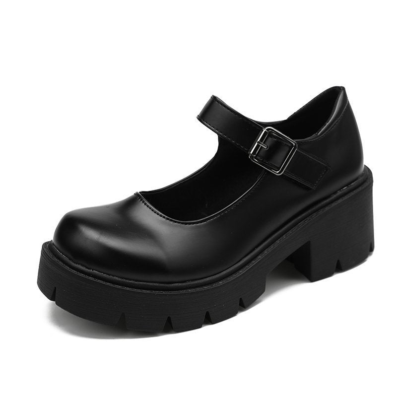 Classic Buckle Mary Jane Shoes