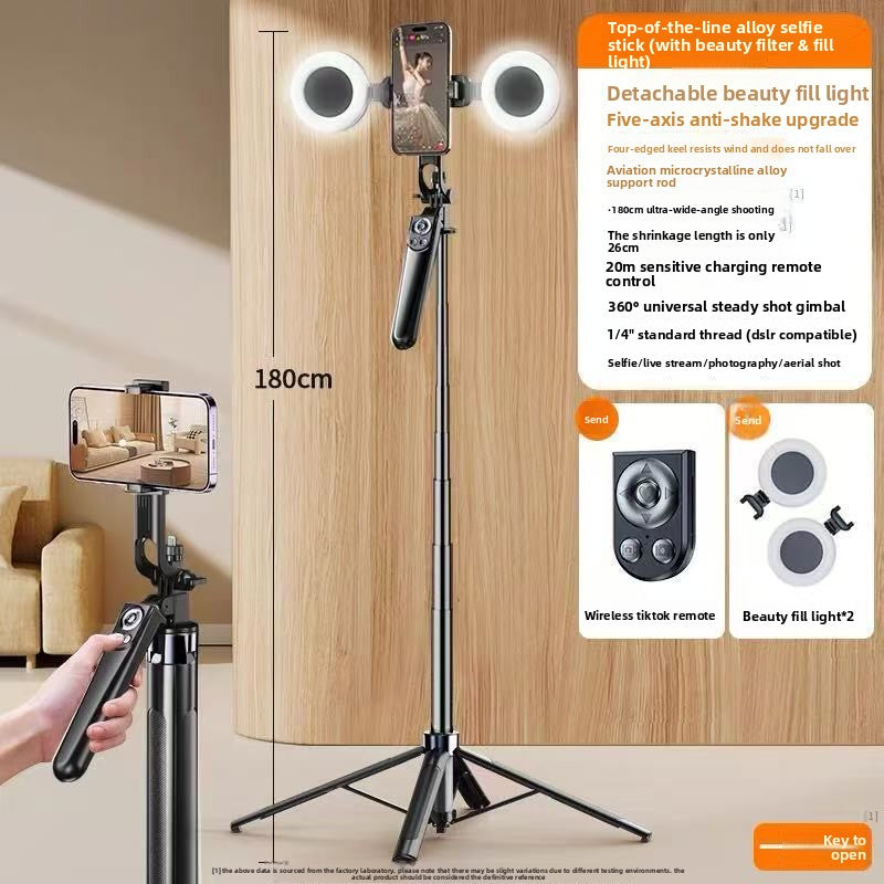 Telescopic Bluetooth Tripod with Remote