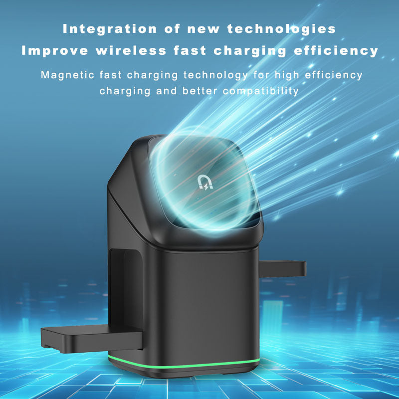 Three-in-One Wireless Charging Station