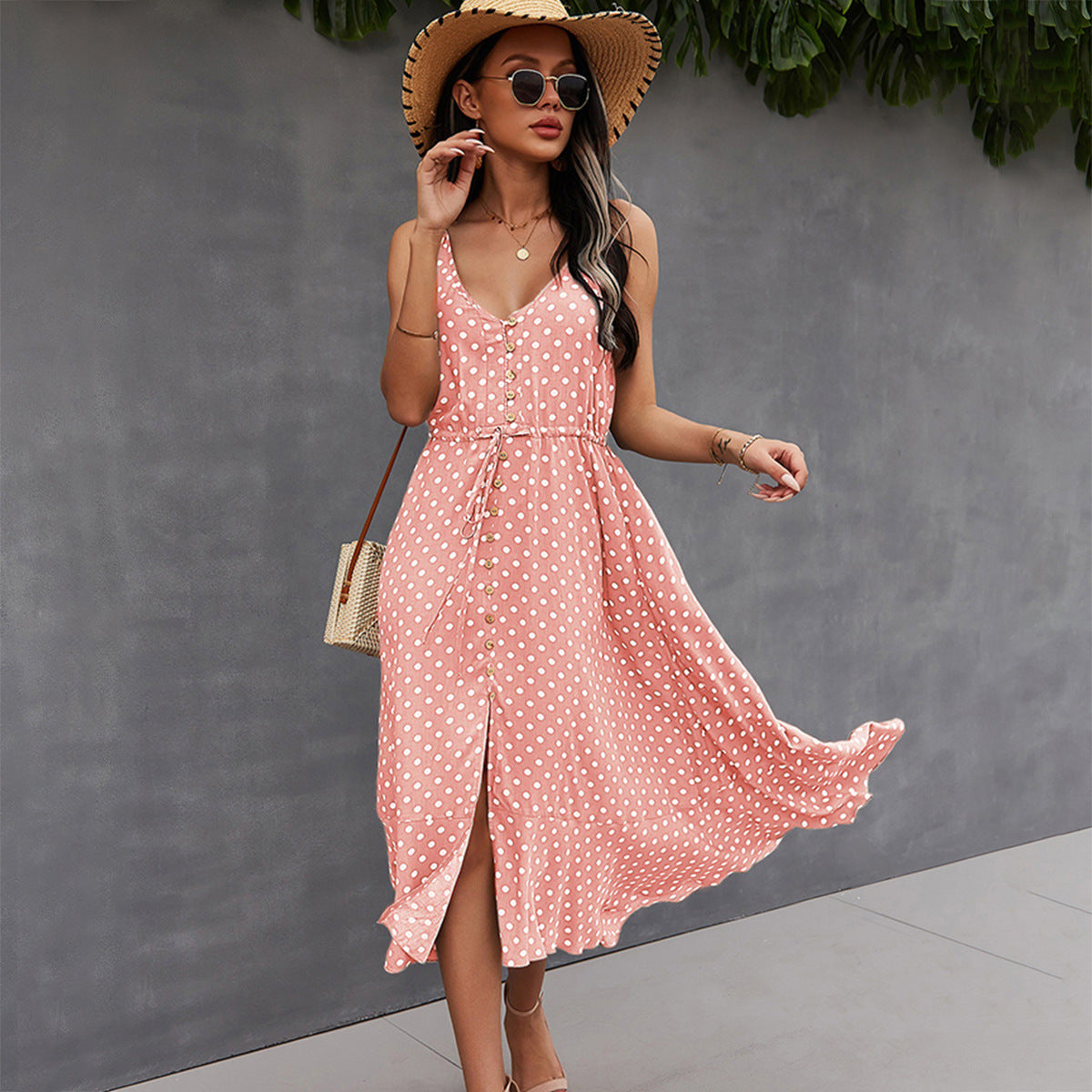 Floral Sleeveless Vest Dress