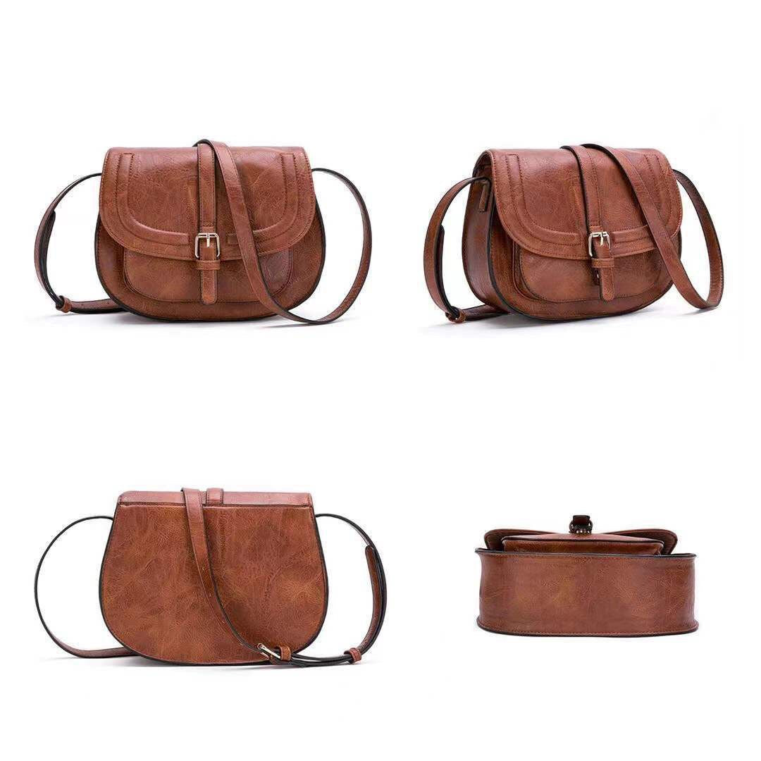 Retro Saddle Shoulder Bag