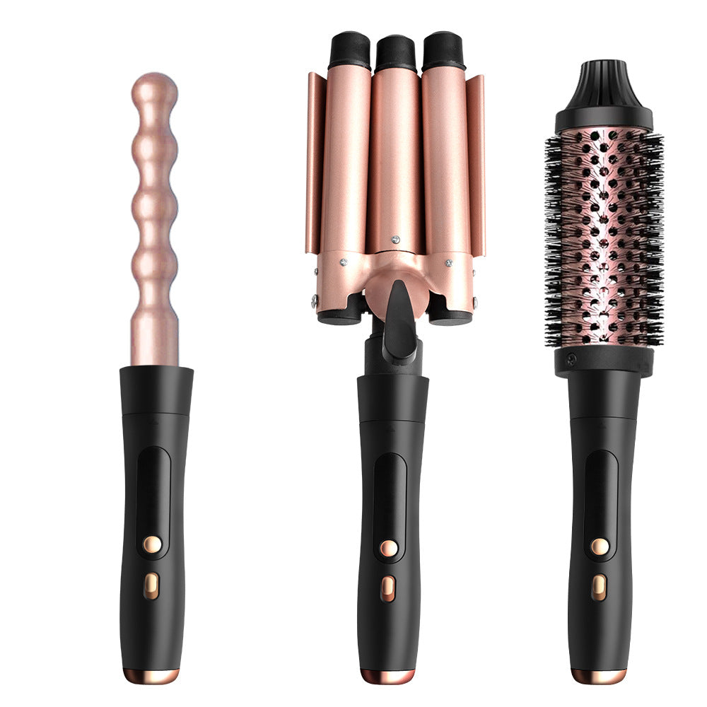 Multi-Function Hair Styling Iron with Interchangeable Heads