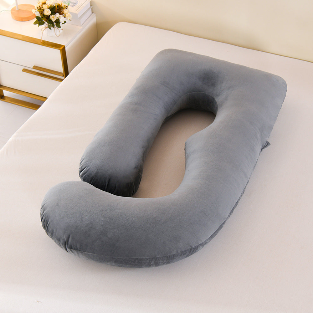 U-Shaped Maternity Pillow with Lumbar Support