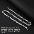 Titanium Steel Keel Chain Necklace