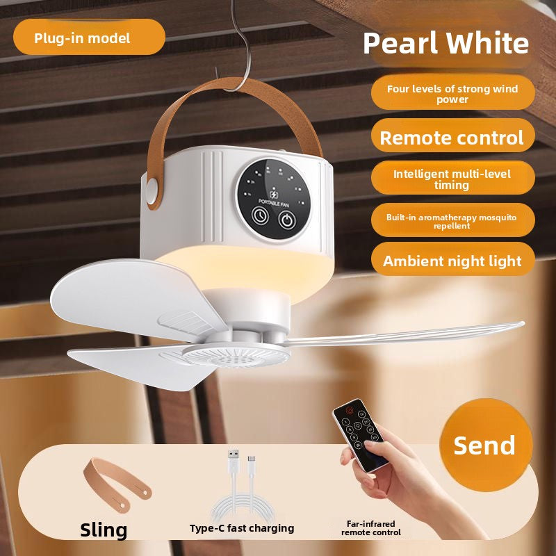 Portable USB Rechargeable Fan with Remote Control