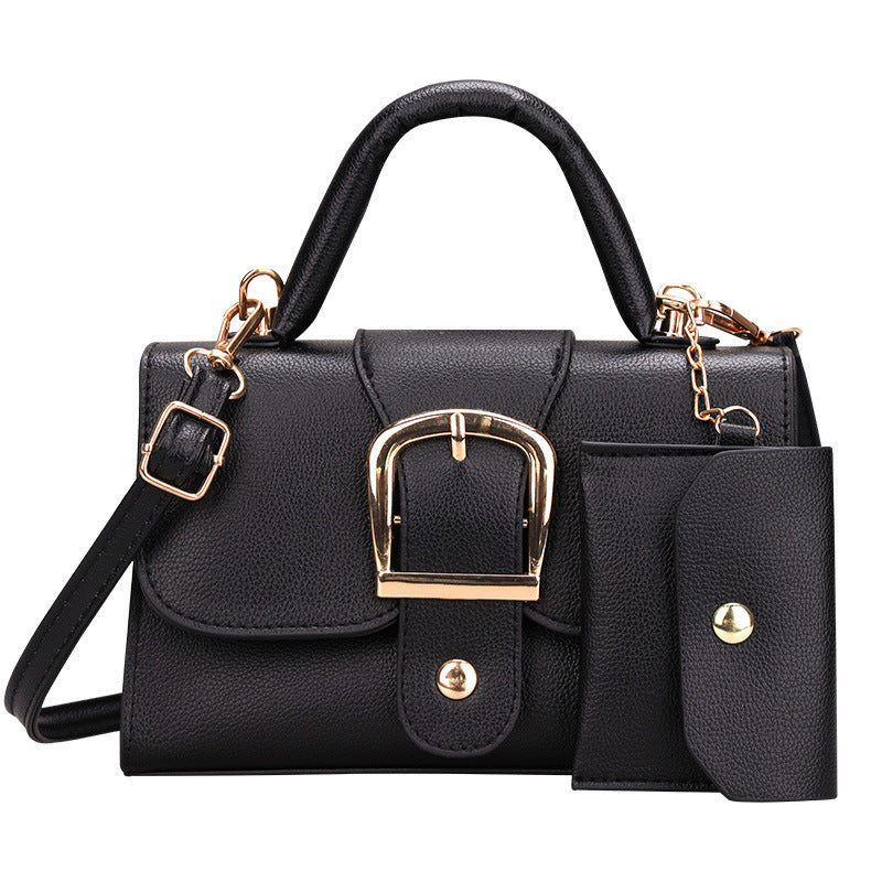 Retro Candy Color Square Crossbody Bag