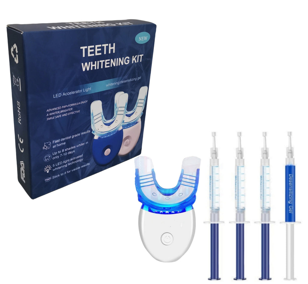 Teeth Whitening Kit with Blue Light