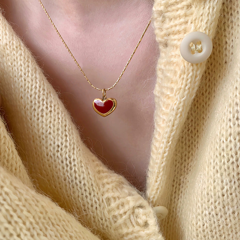 Niche Design Titanium Steel Necklace