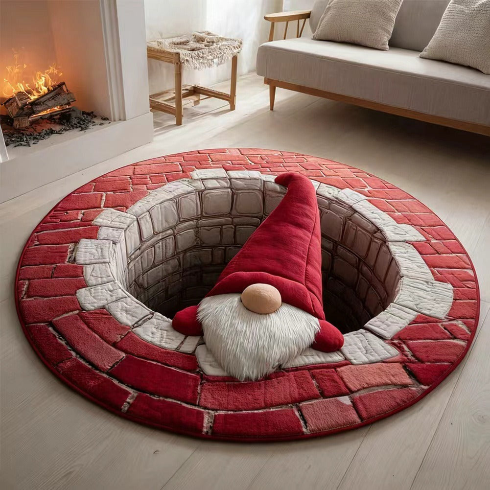 Halloween Christmas Round Carpet