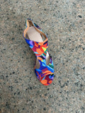 Plus Size Round Toe Open Toe Sandals for Women with Back Zipper Wedge Heel