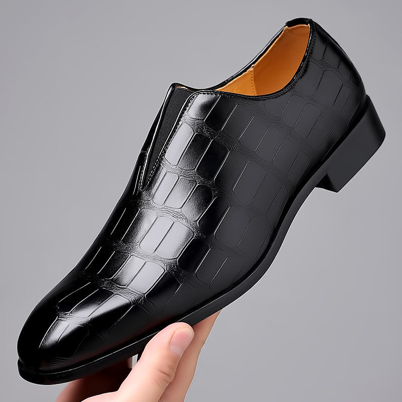 Mens Casual Leather Slip On Shoes