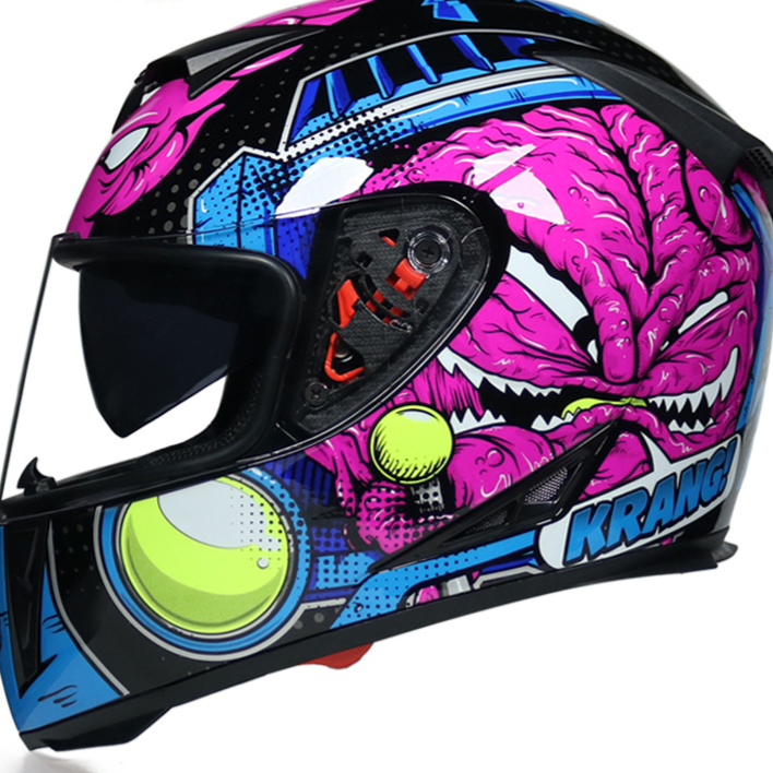 Jiekai Dual Lens Full Face Bicycle Helmet
