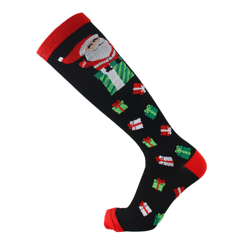 Christmas Compression Socks with Festive Designs