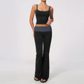 Women's seamless high-waist tummy-reducing and buttock-raising yoga set