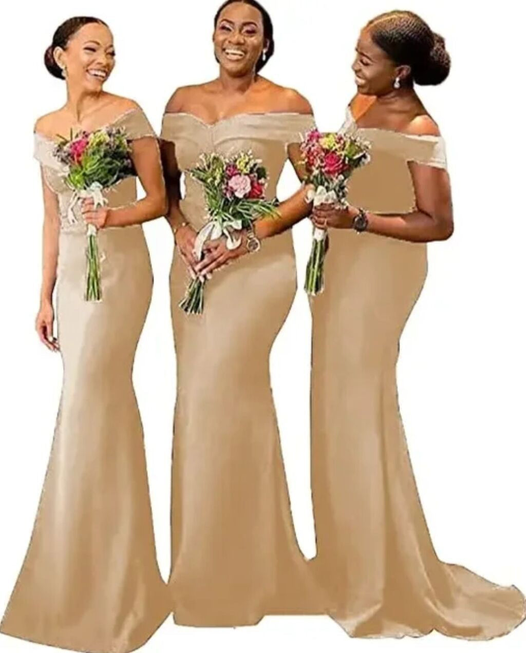 Elegant and simple women's evening dress