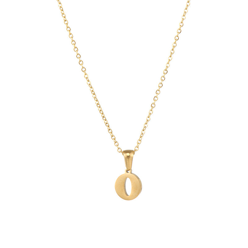 Alphabet Pendant Necklace
