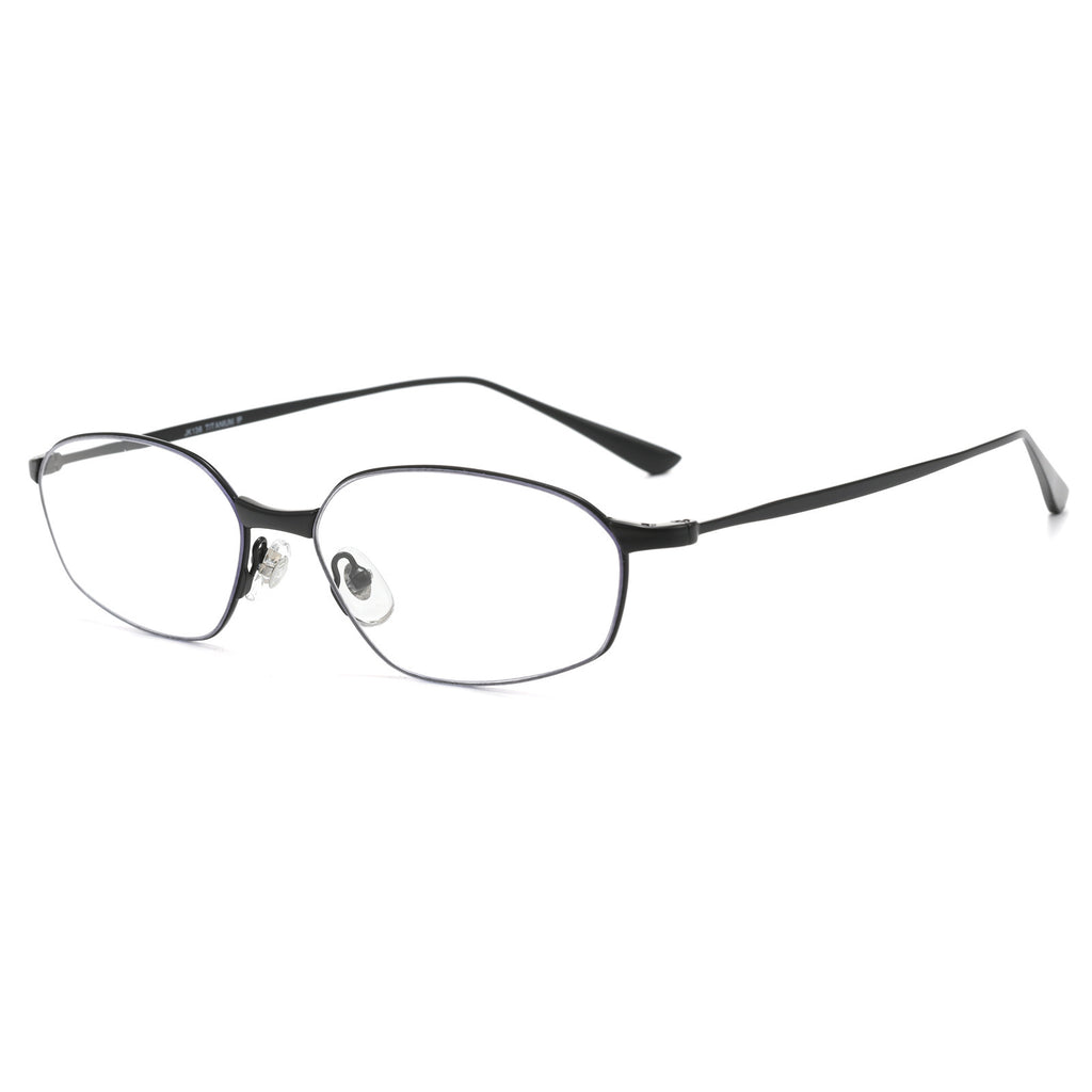 Women's Titanium Cat-Eye Anti-Blue Light Optical Glasses Frame
