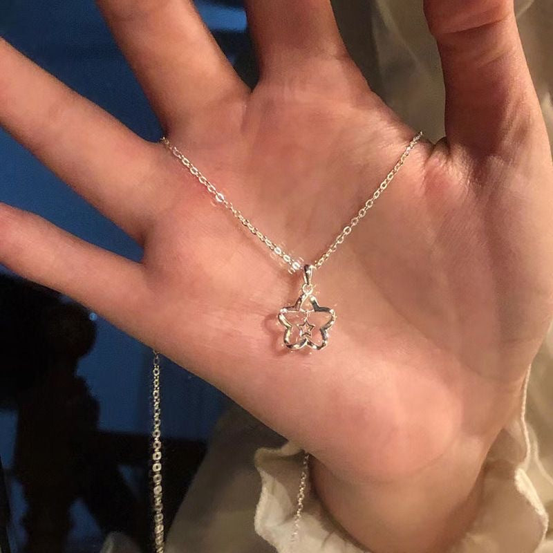 Zircon Bow Necklace for Women