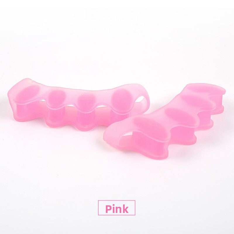 Silicone toe separators