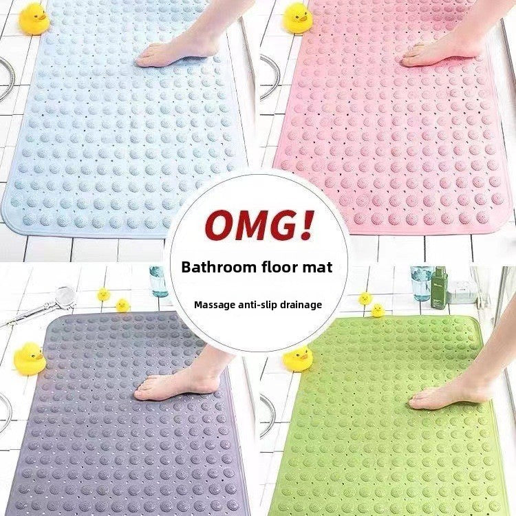 Anti-Slip Bathroom Mat with Massage Texture