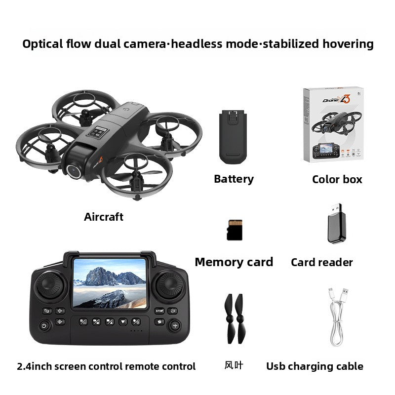 Mini Quadcopter with HD Dual Camera and Optical Flow Positioning