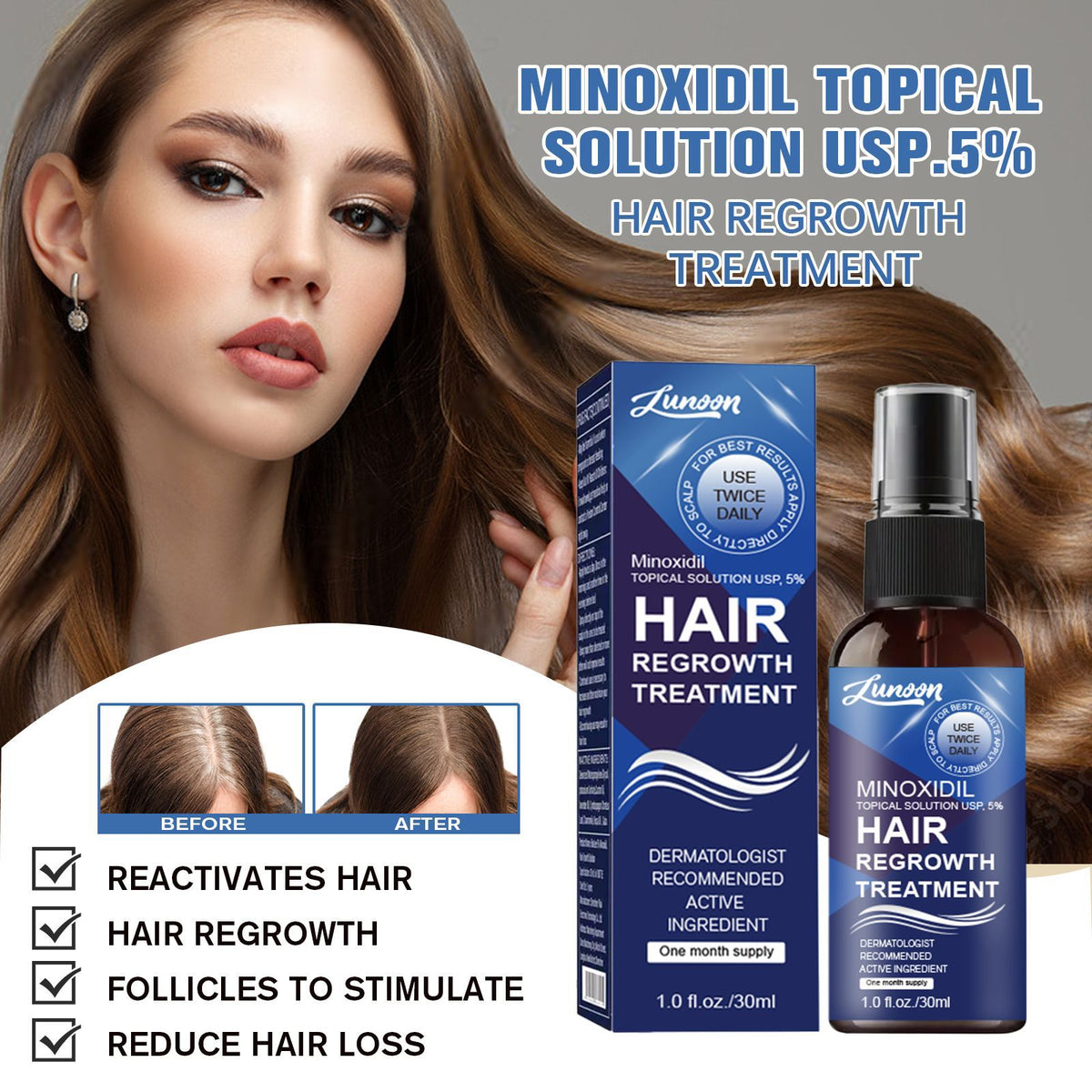 Lunoon Nourishing Hair Essence Spray