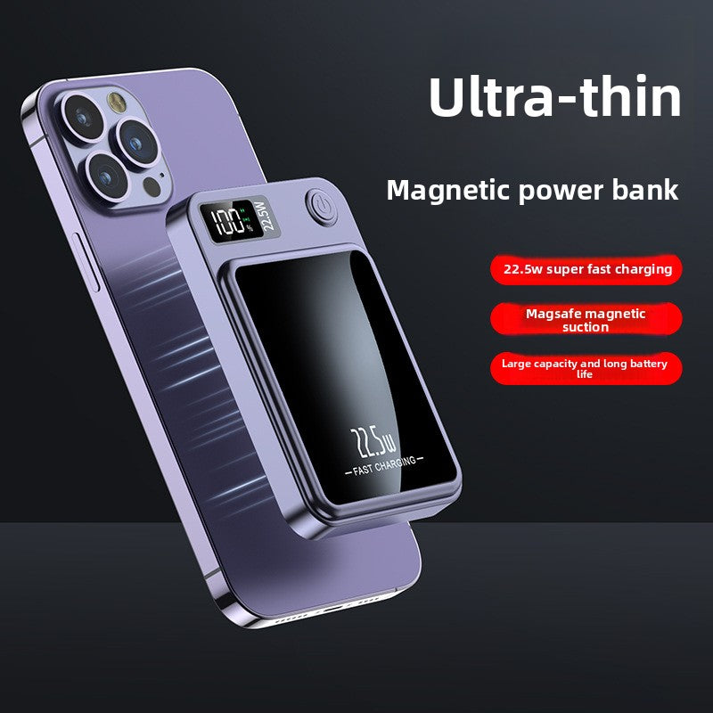 Ultra Thin Magnetic Wireless Power Bank