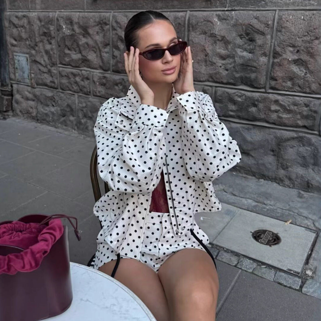 Printed women's jacket