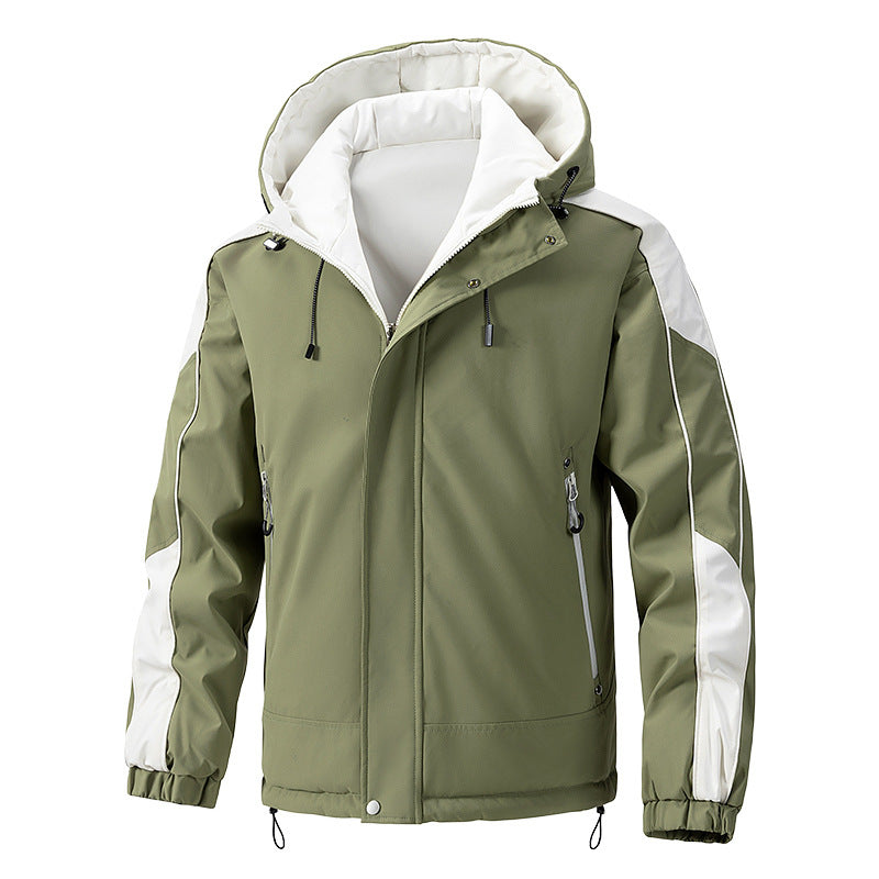 Double-layer cotton clothes for autumn and winter