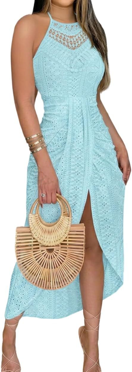Hollow-out dress