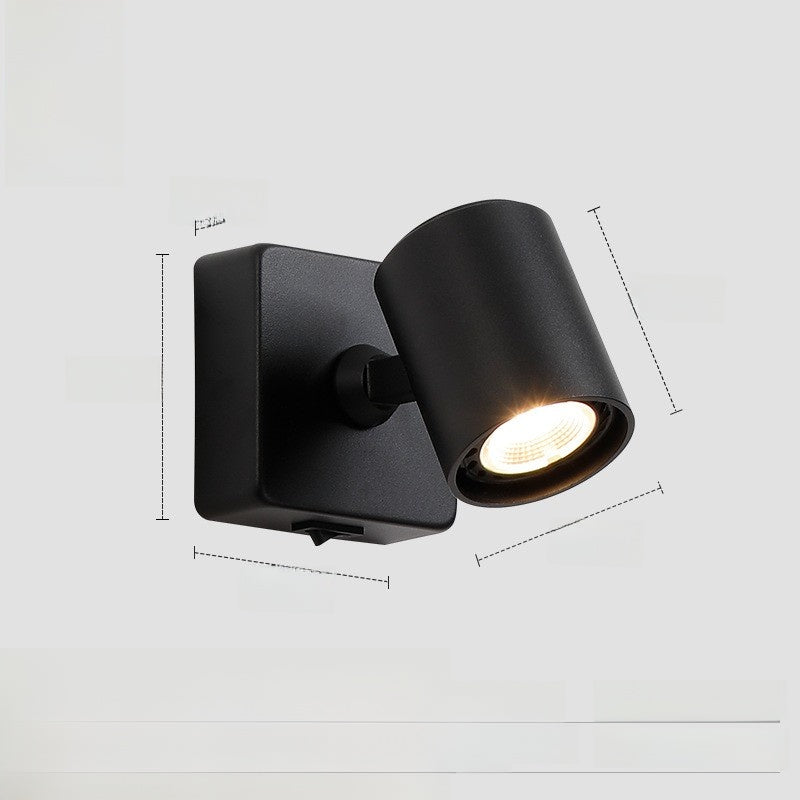 Hotel recessed wall-mounted spotlights