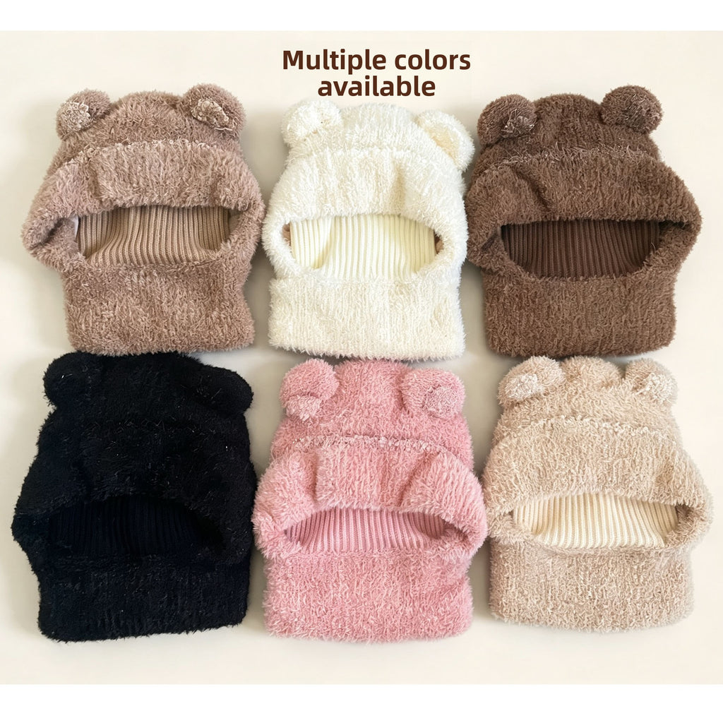 Fluffy Knitted Beanie for Women