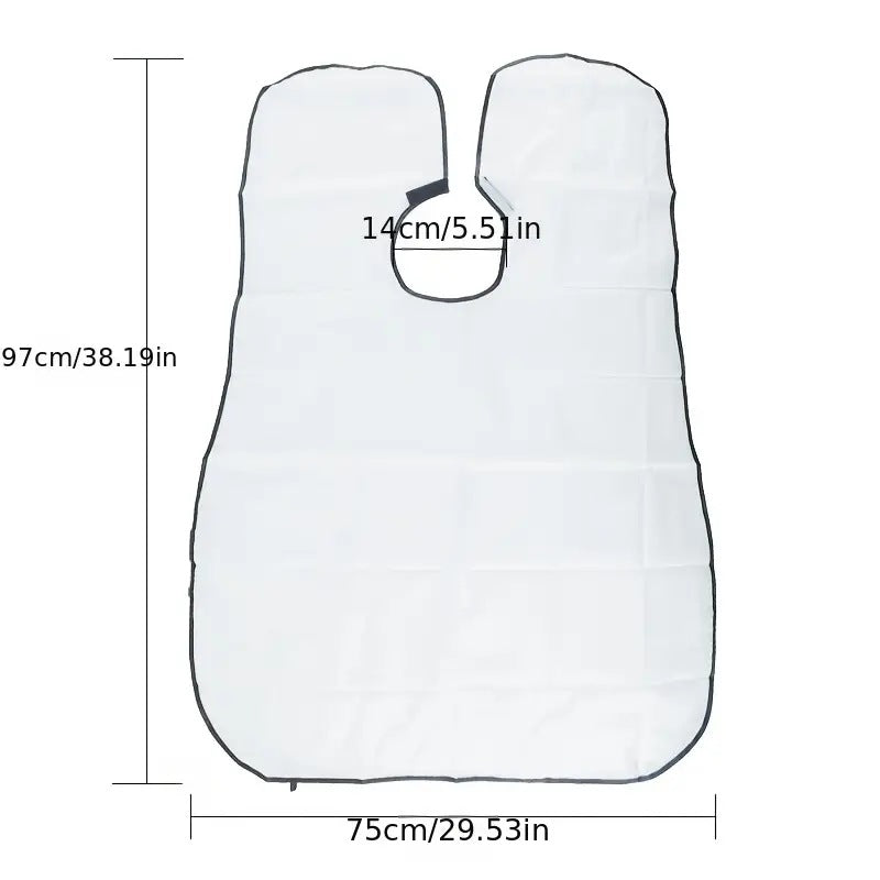 Barber Cape with Suction Cup Hook