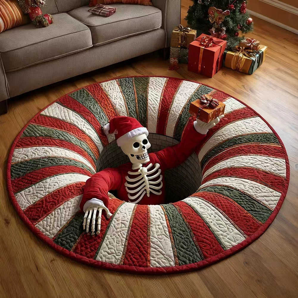 Halloween Christmas Round Carpet