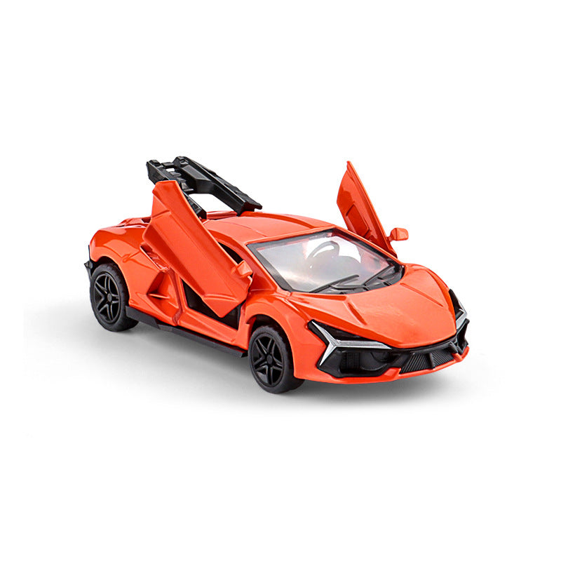 Three-Door Alloy Pull Back Toy Car Model