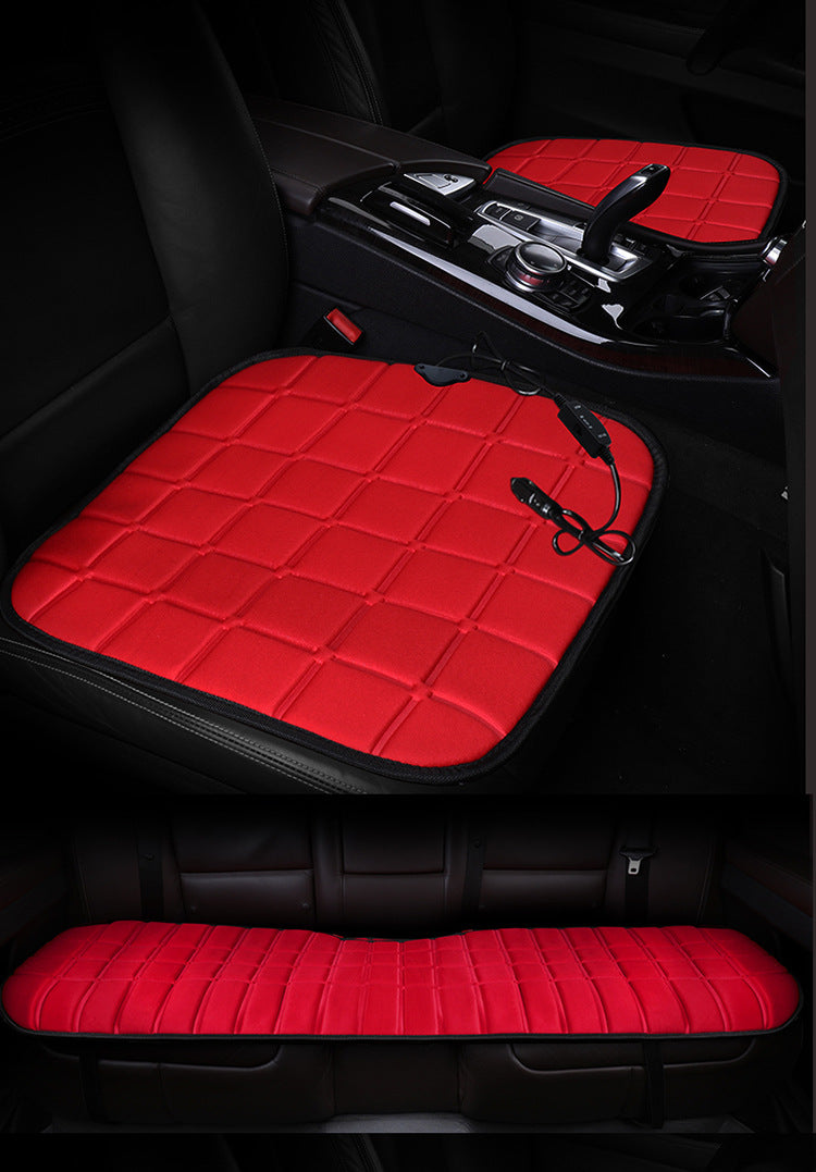 Winter car heating seat cushion