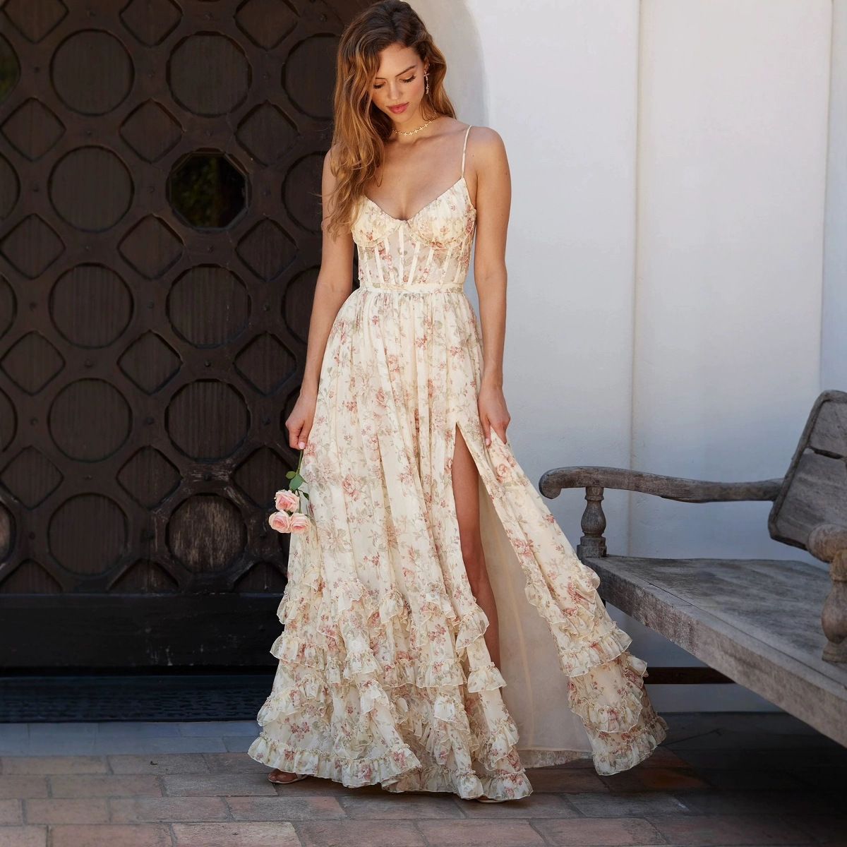 Floral long dress