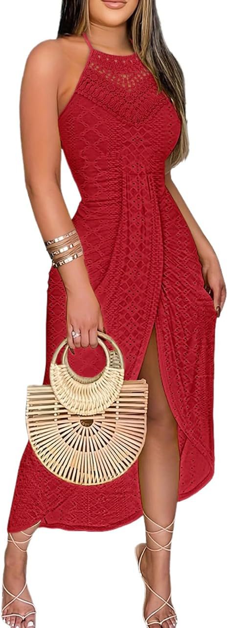 Hollow-out dress