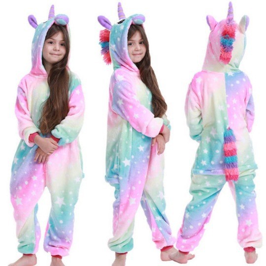 Boys and girls' one-piece pajamas