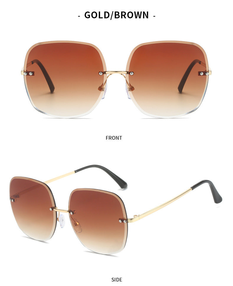 Fashion Cut Edge UV Protection Sunglasses