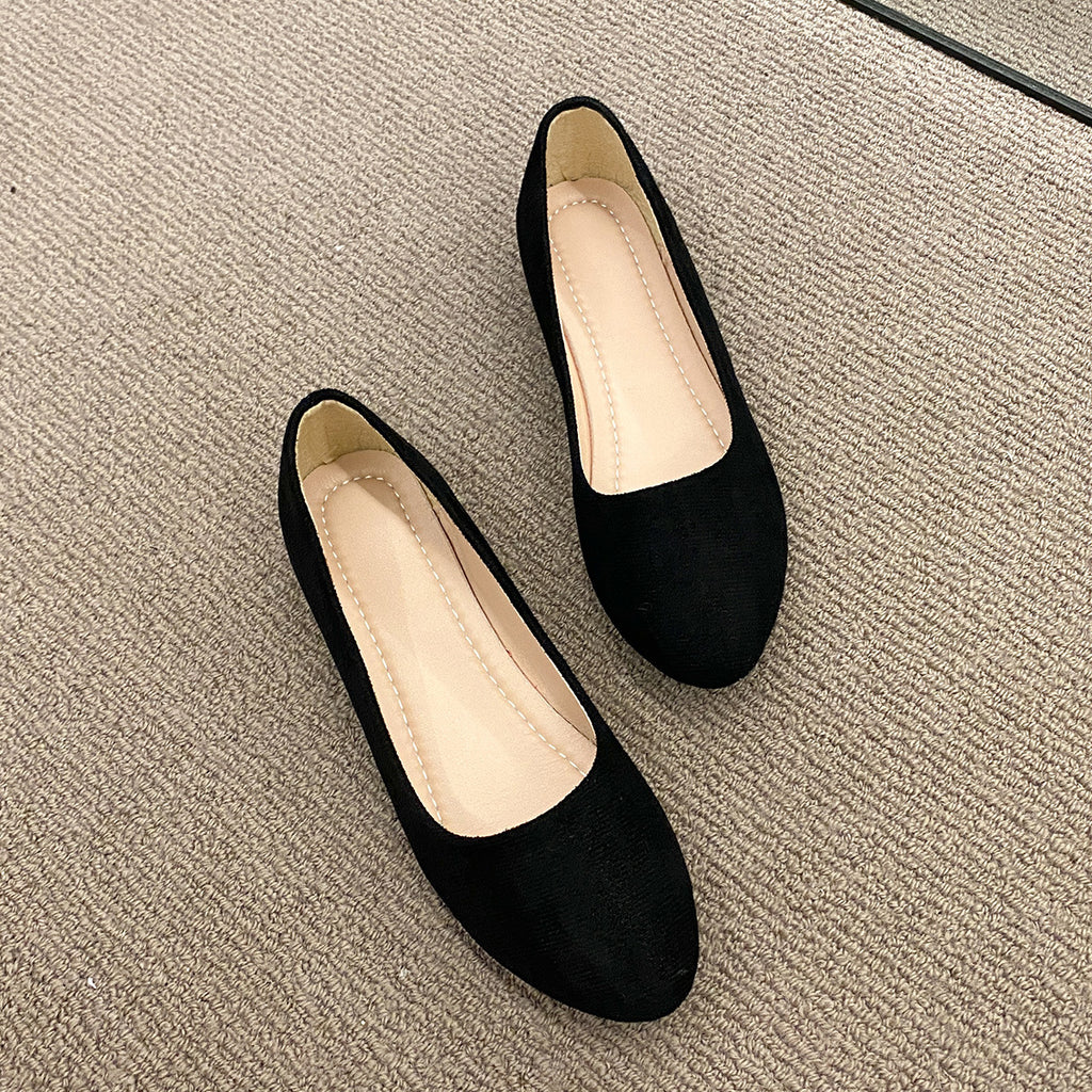 Casual Solid Color Slipon Shoes