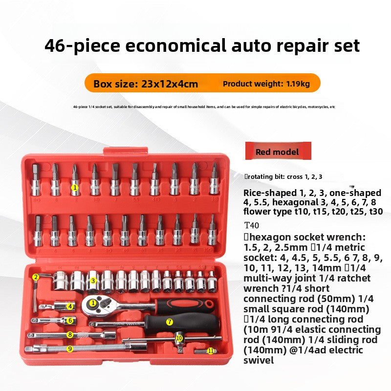 Professional Socket Wrench Tool Set