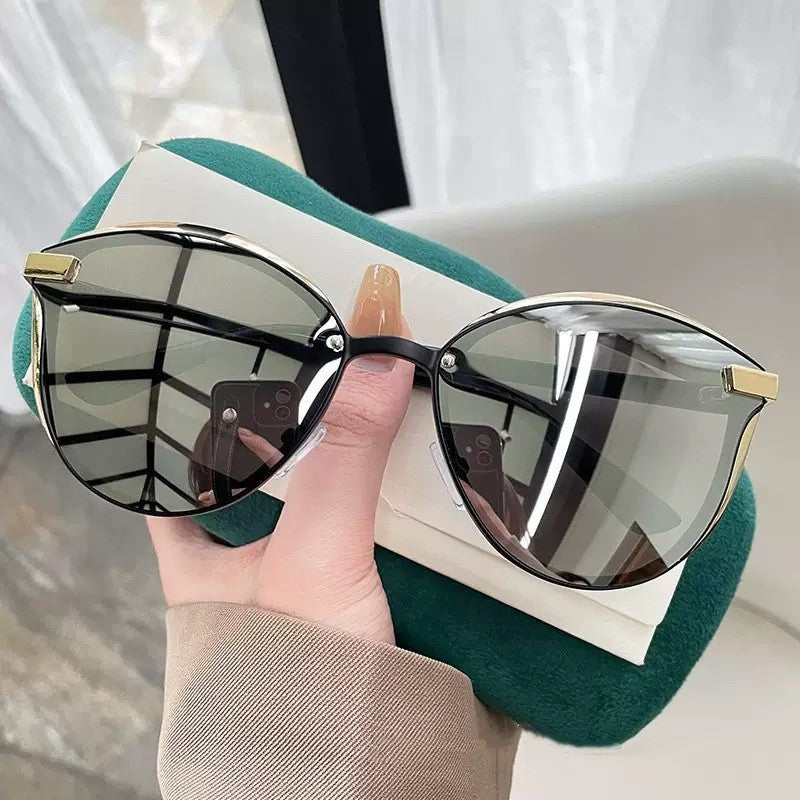 Women Vintage Cat Eye Sunglasses UV400 Protection