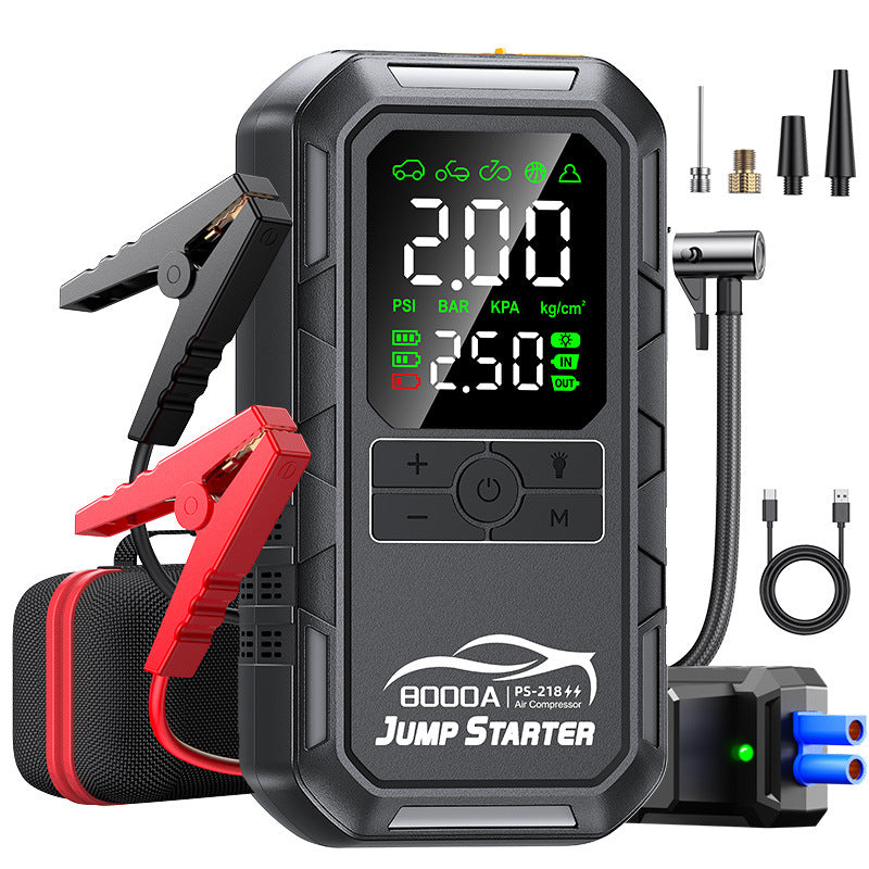 Portable Car Jump Starter with Tire Inflator
